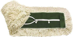 O-Cedar - 60" Long x 5" Wide Cotton Dust Mop Head - Key-Slot Snaps, Launderable - A1 Tooling