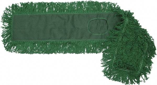 O-Cedar - 60" Long x 5" Wide Cotton Dust Mop Head - Slip-On/Slip-Through Backing, Launderable - A1 Tooling