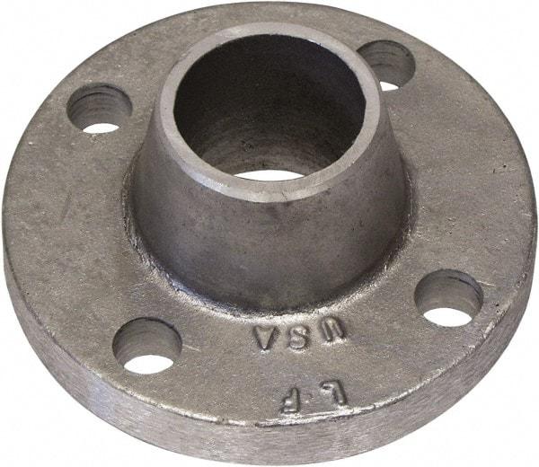 Latrobe Foundry - 4" Pipe, 9" OD, Weld Neck Aluminum Flange - 8 Holes, 5/8" Across Bolt Hole Centers, 150 psi, 3" Hub Length - A1 Tooling