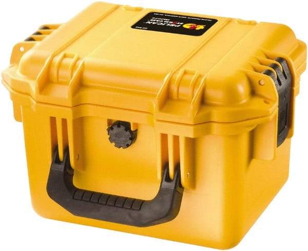 Pelican Products, Inc. - 9-51/64" Wide x 7-45/64" High, Clamshell Hard Case - Yellow, HPX High Performance Resin - A1 Tooling