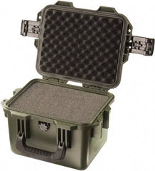 Pelican Products, Inc. - 9-51/64" Wide x 7-45/64" High, Clamshell Hard Case - Olive, HPX High Performance Resin - A1 Tooling