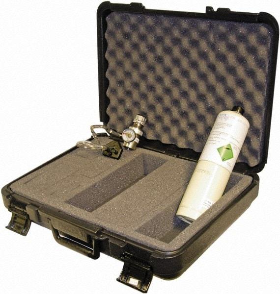 GfG - LEL, Oxygen, Carbon Monoxide Calibration Gas - Steel Cylinder, Includes Calibration Adapter, Tubing, 3-Way Calibration Gas, ABS Carrying Case & Fixed Flow Regulator - A1 Tooling