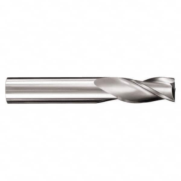 SGS - 1/4", 3/8" LOC, 1/4" Shank Diam, 4" OAL, 6 Flute, Solid Carbide Square End Mill - Single End, Ti-NAMITE-X Finish, Spiral Flute, 41° Helix, Centercutting, Right Hand Cut, Right Hand Flute, Series 51L - A1 Tooling