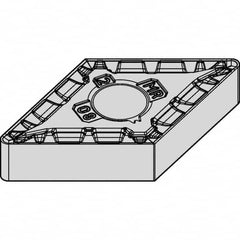 Kennametal - DNMG332 MR Grade KCP25B Carbide Turning Insert - TiOCN Finish, 55° Diamond, 3/8" Inscr Circle, 3/16" Thick, 1/32" Corner Radius - A1 Tooling