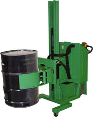 Valley Craft - 1,000 Lb Load Capacity, 30 & 55 Gal Drum Stacker/Rotator - 32" Wide x 78" High, 4 Steel Wheels - A1 Tooling