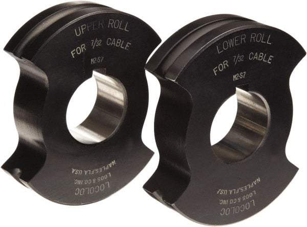 Loos & Co. - 5/16" Straight Shank Terminal Roll Crimping Die - Metal/Black - A1 Tooling