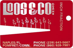 Loos & Co. - 1/16 to 3/8 Inch Range, Wire and Sheet Metal Gage - Use with Any Cable - A1 Tooling