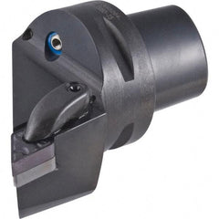 Iscar - Right Hand Cut, Size HSK A63, WN.. Insert Compatiblity, Internal or External Modular Turning & Profiling Cutting Unit Head - 35mm Ctr to Cutting Edge, 110mm Head Length, Through Coolant, Series Multi-Wedge - A1 Tooling