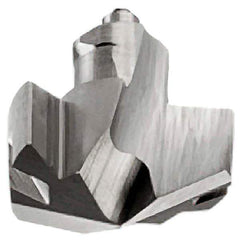 Iscar - Series ICM, 26.49mm Diam Grade IC908 Replaceable Drill Tip - Carbide, TiAlN/TiN Finish, 26 Seat Size - A1 Tooling