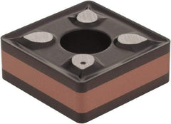 Iscar - SNMG432 M3M Grade IC6015 Carbide Turning Insert - TiCN/Al2O3/TiN Finish, 90° Square, 1/2" Inscr Circle, 3/16" Thick, 1/32" Corner Radius - A1 Tooling