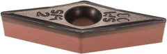 Iscar - VCMT332 SM Grade IC6025 Carbide Turning Insert - TiCN/Al2O3/TiN Finish, 35° Diamond, 3/8" Inscr Circle, 3/16" Thick, 1/32" Corner Radius - A1 Tooling