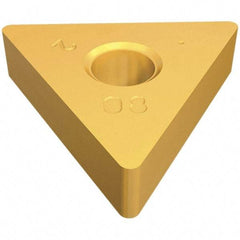 Iscar - TNMA331 Grade IC428 Carbide Turning Insert - TiC/Al2O3 Finish, 60° Triangle, 3/8" Inscr Circle, 3/16" Thick, 1/64" Corner Radius - A1 Tooling