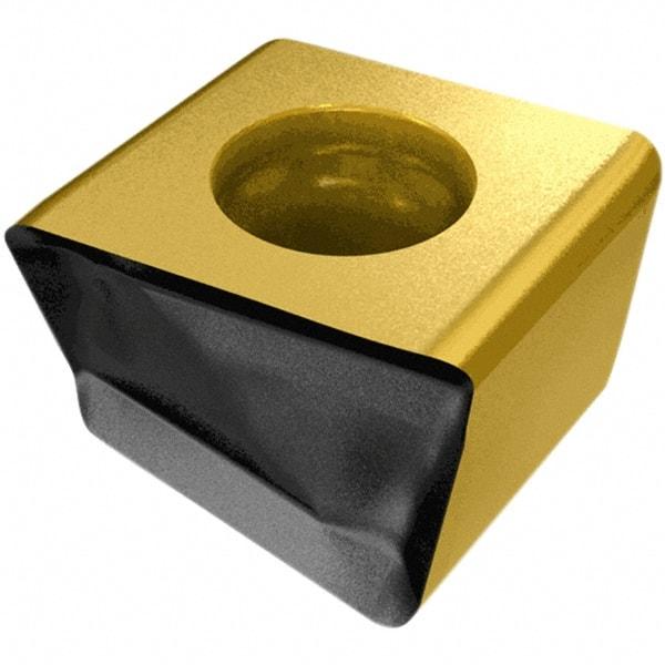 Iscar - H490 ANCX170608 Grade IC330 Carbide Milling Insert - TiCN/TiN Finish, 0.4094" Thick, 0.8mm Corner Radius - A1 Tooling