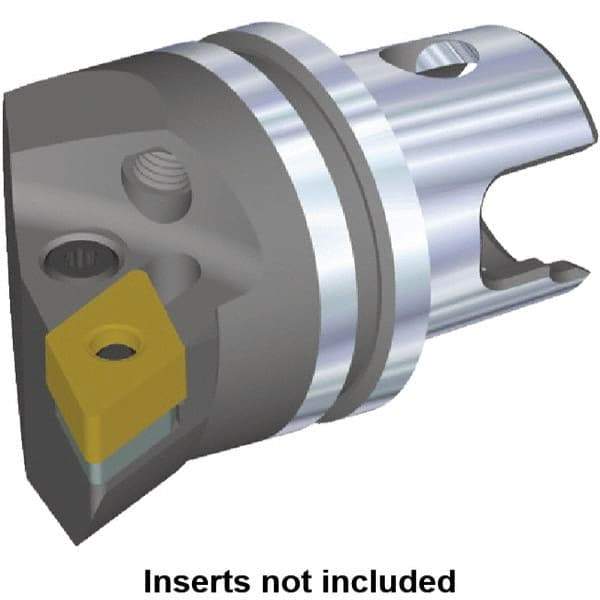 Kennametal - Right Hand Cut, Size KM40, DN.. Insert Compatiblity, Internal or External Modular Turning & Profiling Cutting Unit Head - 27mm Ctr to Cutting Edge, 40mm Head Length, Through Coolant, Series Kenlever - A1 Tooling