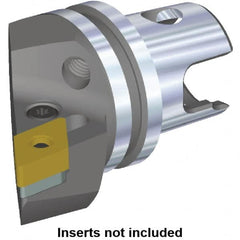 Kennametal - Right Hand Cut, Size KM32, DN.. Insert Compatiblity, Internal or External Modular Turning & Profiling Cutting Unit Head - 22mm Ctr to Cutting Edge, 35mm Head Length, Through Coolant, Series Kenlever - A1 Tooling