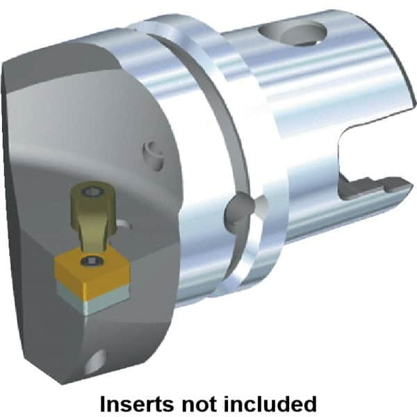 Kennametal - Left Hand Cut, Size KM63, CN.. Insert Compatiblity, Internal or External Modular Turning & Profiling Cutting Unit Head - 43mm Ctr to Cutting Edge, 60mm Head Length, Through Coolant, Series M-Clamping - A1 Tooling