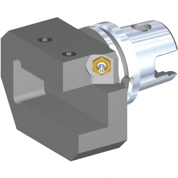 Kennametal - Left Hand Cut, Size KM63XMZ, Modular Turning & Profiling Cutting Unit Head - 60.65mm Head Length, Through Coolant - A1 Tooling