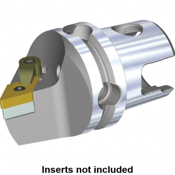 Kennametal - Right Hand Cut, Size KM63, DN.. Insert Compatiblity, Modular Turning & Profiling Cutting Unit Head - 115mm Head Length, Through Coolant, Series M-Clamping - A1 Tooling