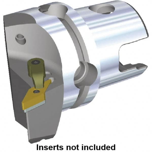 Kennametal - Right Hand Cut, Size KM40, VN.. Insert Compatiblity, Modular Turning & Profiling Cutting Unit Head - 27mm Ctr to Cutting Edge, 45mm Head Length, Through Coolant, Series M-Clamping - A1 Tooling