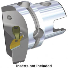 Kennametal - Left Hand Cut, Size KM80, VN.. Insert Compatiblity, Modular Turning & Profiling Cutting Unit Head - 53mm Ctr to Cutting Edge, 70mm Head Length, Through Coolant, Series M-Clamping - A1 Tooling