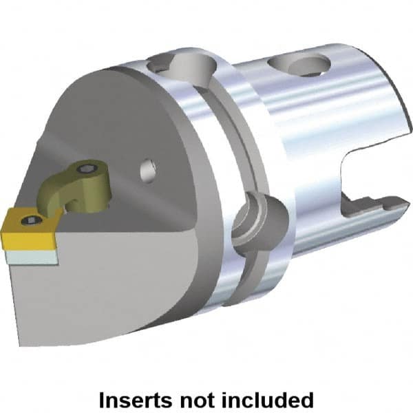 Kennametal - Neutral Cut, Size KM50, SN.. Insert Compatiblity, Modular Turning & Profiling Cutting Unit Head - 50mm Head Length, Through Coolant, Series M-Clamping - A1 Tooling