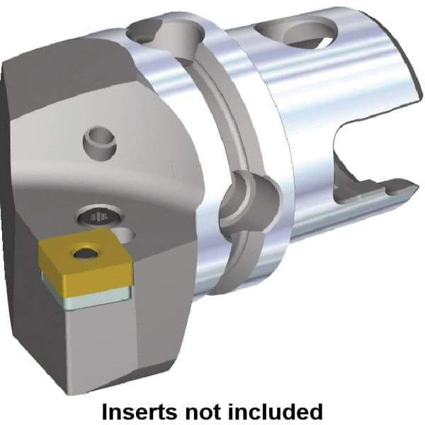 Kennametal - Right Hand Cut, Size KM80, SN.. Insert Compatiblity, Modular Turning & Profiling Cutting Unit Head - 48mm Ctr to Cutting Edge, 70mm Head Length, Through Coolant, Series Kenlever - A1 Tooling