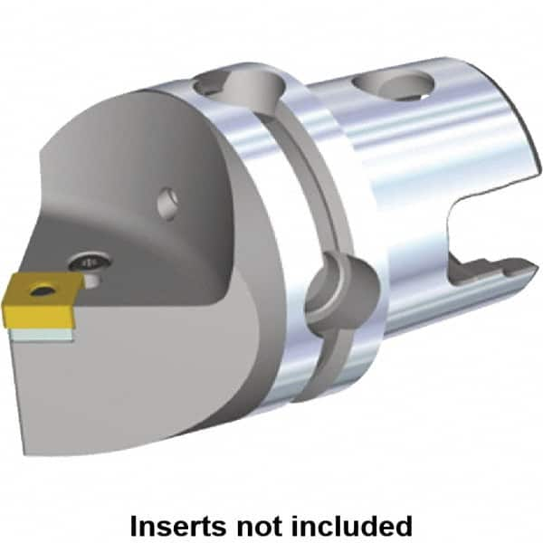 Kennametal - Neutral Cut, Size KM50, SN.. Insert Compatiblity, Modular Turning & Profiling Cutting Unit Head - 50mm Head Length, Through Coolant, Series Kenlever - A1 Tooling