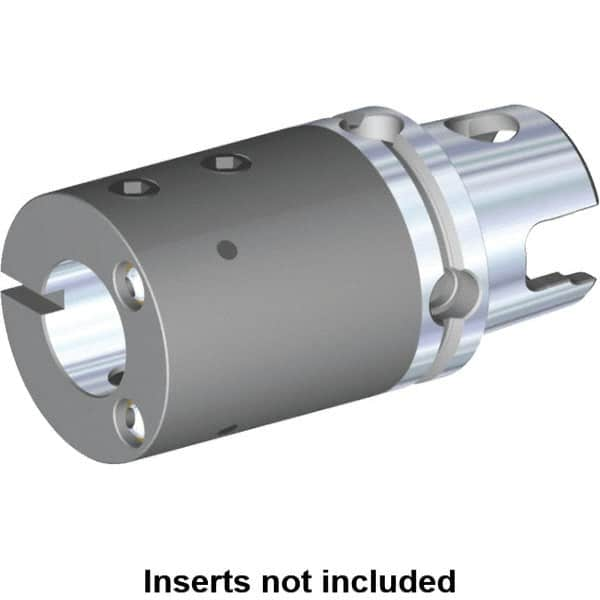 Kennametal - 63/64" Bore Diam, 50mm Body Diam x 70mm Body Length, Boring Bar Holder & Adapter - 0.1969" Screw Thread Lock, 56mm Bore Depth, Internal & External Coolant - Exact Industrial Supply