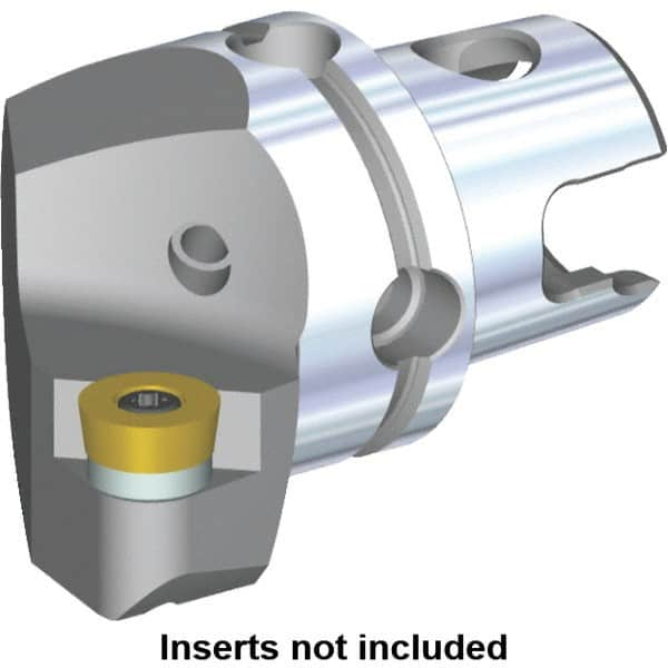 Kennametal - Left Hand Cut, Size KM50, RC.. Insert Compatiblity, Modular Turning & Profiling Cutting Unit Head - 35mm Ctr to Cutting Edge, 50mm Head Length, Through Coolant, Series S-Clamping - A1 Tooling