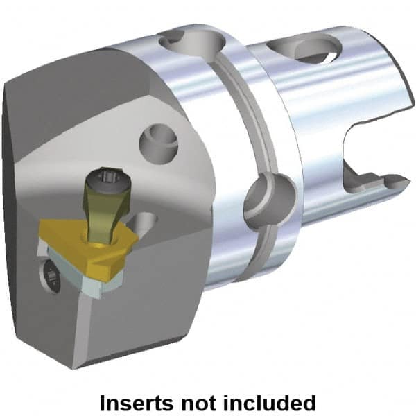 Kennametal - Insert Style LT 16EL, 50mm Head Length, Right Hand Cut, External Modular Threading Cutting Unit Head - System Size KM50TS, 35mm Center to Cutting Edge, Series LT Threading - A1 Tooling