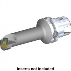 Kennametal - Insert Style NG 3R, 70mm Head Length, Left Hand Cut, Internal Modular Threading Cutting Unit Head - System Size KM40TS, 17mm Center to Cutting Edge, Series Top Notch - A1 Tooling