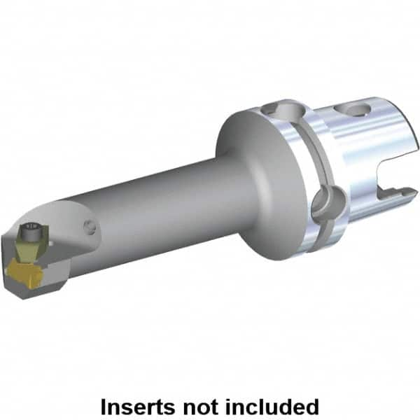 Kennametal - NG2R Insert, 100mm Head Length, Modular Grooving Cutting Unit Head - Left Hand Cut, System Size KM50, Through Coolant, Series Top Notch - A1 Tooling