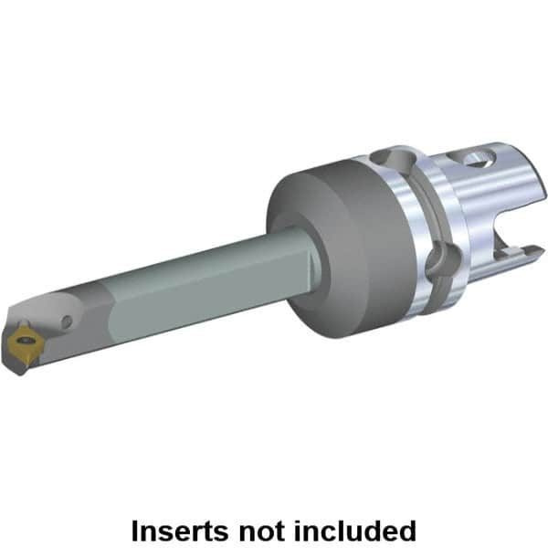 Kennametal - Left Hand Cut, 25mm Min Bore Diam, Size KM50 Carbide Modular Boring Cutting Unit Head - 3-15/16" Max Bore Depth, Through Coolant, Compatible with DP.. - A1 Tooling