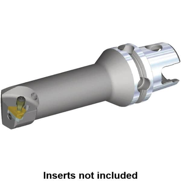 Kennametal - Insert Style LT 16NR, 110mm Head Length, Right Hand Cut, Internal Modular Threading Cutting Unit Head - System Size KM40TS, 22mm Center to Cutting Edge, Series LT Threading - A1 Tooling