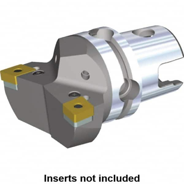 Kennametal - Left Hand Cut, Size KM40, CN.. Insert Compatiblity, Internal or External Modular Turning & Profiling Cutting Unit Head - 27mm Ctr to Cutting Edge, 40mm Head Length, Through Coolant, Series Kenlever - A1 Tooling