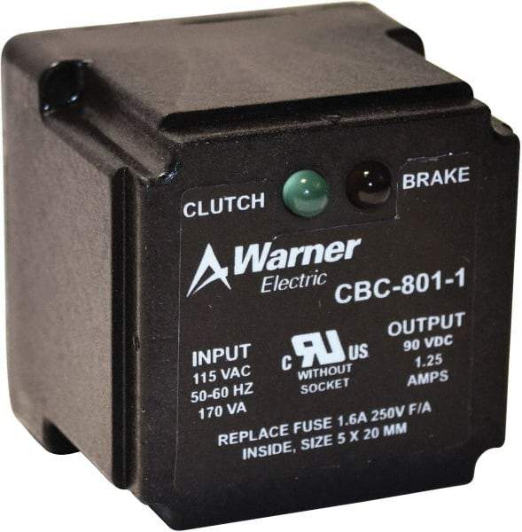 Warner Electric - Octal Socket Clutch Power Supply - For Use with Any 90V Clutch or Brake - A1 Tooling