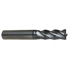 1/2" Dia. - 3-1/2" OAL - 4 FL Variable Helix Nano-A Carbide End Mill - A1 Tooling