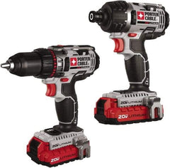 Porter-Cable - 20 Volt Cordless Tool Combination Kit - Includes 1/2" Drill/Driver & 1/4" Impact Driver, Lithium-Ion Battery Included - A1 Tooling