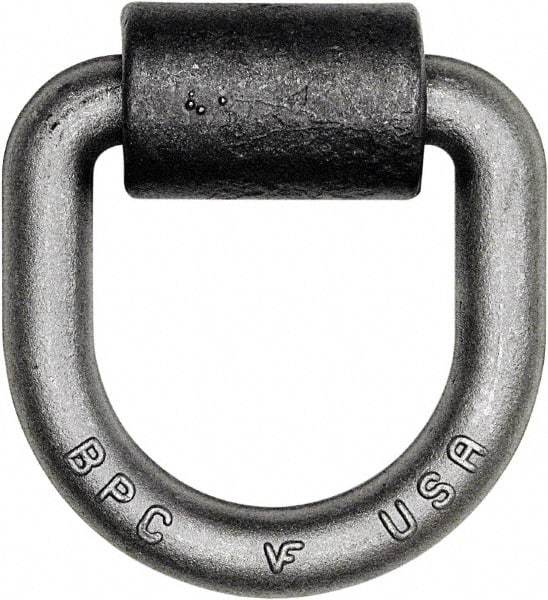 Buyers Products - Steel D-Ring with Integral Bracket - 4-1/2" Long, Gray, For Use with Cargo Control - A1 Tooling