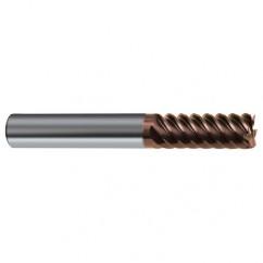 5/8" Dia. - 3-1/2" OAL - 45° Helix Nano-SI Carbide End Mill - 6 FL - A1 Tooling