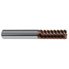 5/8" Dia. - 3-1/2" OAL - 45° Helix Nano-SI Carbide End Mill - 6 FL - A1 Tooling