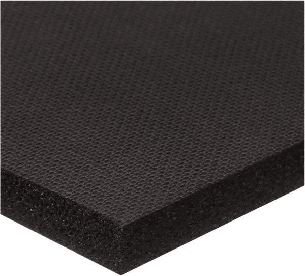 Value Collection - 1/2" Thick x 1/2" Wide x 10' Long Black Closed Cell Neoprene Foam Rubber Roll - Stock Length, Plain Back, -70°F to 200°F - A1 Tooling