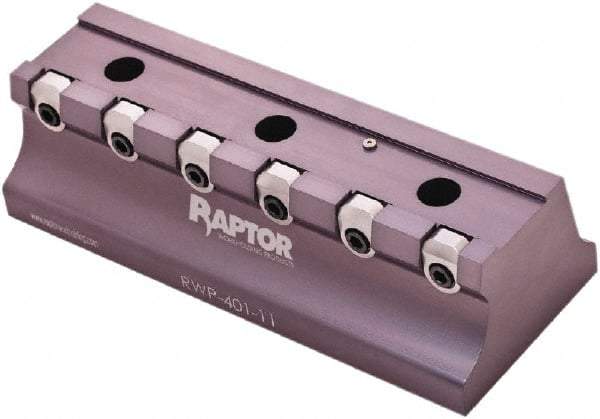 Raptor Workholding - 1-1/2" Jaw Width, 12" High x 17" Long x 7" Wide Dovetail Vise - For Use with 4 & 5 Axis Workholding Systems - A1 Tooling