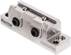 Raptor Workholding - 1-1/4" High x 1" Wide x 3-3/4" Long Vise Clamp - 3/8" Jaw Opening Capacity, 1/8" High x 2-1/2" Wide Jaw, For 4 & 5 Axis Workholding Systems - A1 Tooling