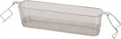 CREST ULTRASONIC - Stainless Steel Parts Washer Basket - 5.177" High, Use with Parts Washers - A1 Tooling