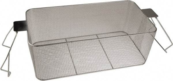 CREST ULTRASONIC - Stainless Steel Parts Washer Basket - 5.177" High, Use with Parts Washers - A1 Tooling