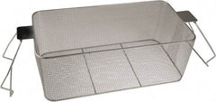 CREST ULTRASONIC - Stainless Steel Parts Washer Basket - 5.177" High, Use with Parts Washers - A1 Tooling