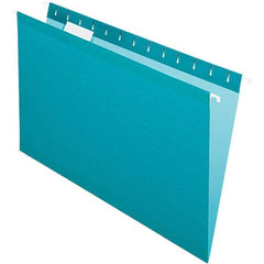 Pendaflex - 8-1/2 x 14", Legal, Teal, Hanging File Folder - 11 Point Stock, 1/5 Tab Cut Location - A1 Tooling