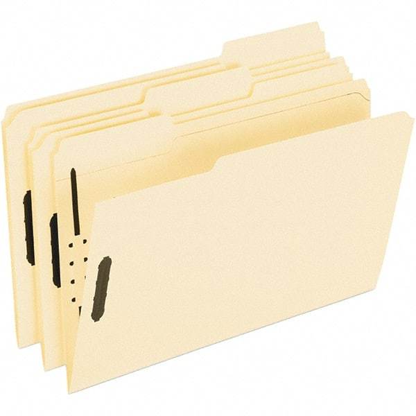 Pendaflex - 8-1/2 x 14", Legal, Manila, File Folders with Top Tab - Assorted Tab Cut Location - A1 Tooling