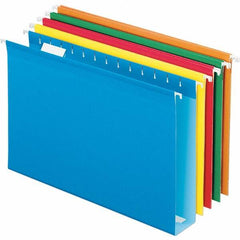 Pendaflex - 8-1/2 x 14", Legal, Assorted Colors, Hanging File Folder - 11 Point Stock, 1/5 Tab Cut Location - A1 Tooling